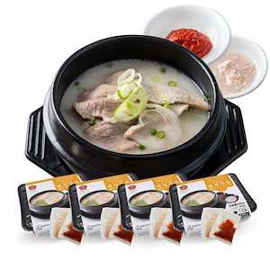 韓国料理 【４個セット】 テジクッパ 480g お取り寄せグルメ 韓国 豚クッパ 濃厚 豚骨スープ ミールキット 韓国食品 韓国グルメ