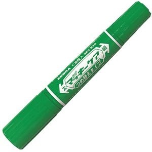 大人気新品 (まとめ) ゼブラ 40セット 1本 YYT5-G 緑 太字+細字 つめ替えタイプ ハイマッキーケア 油性マーカー 筆記具