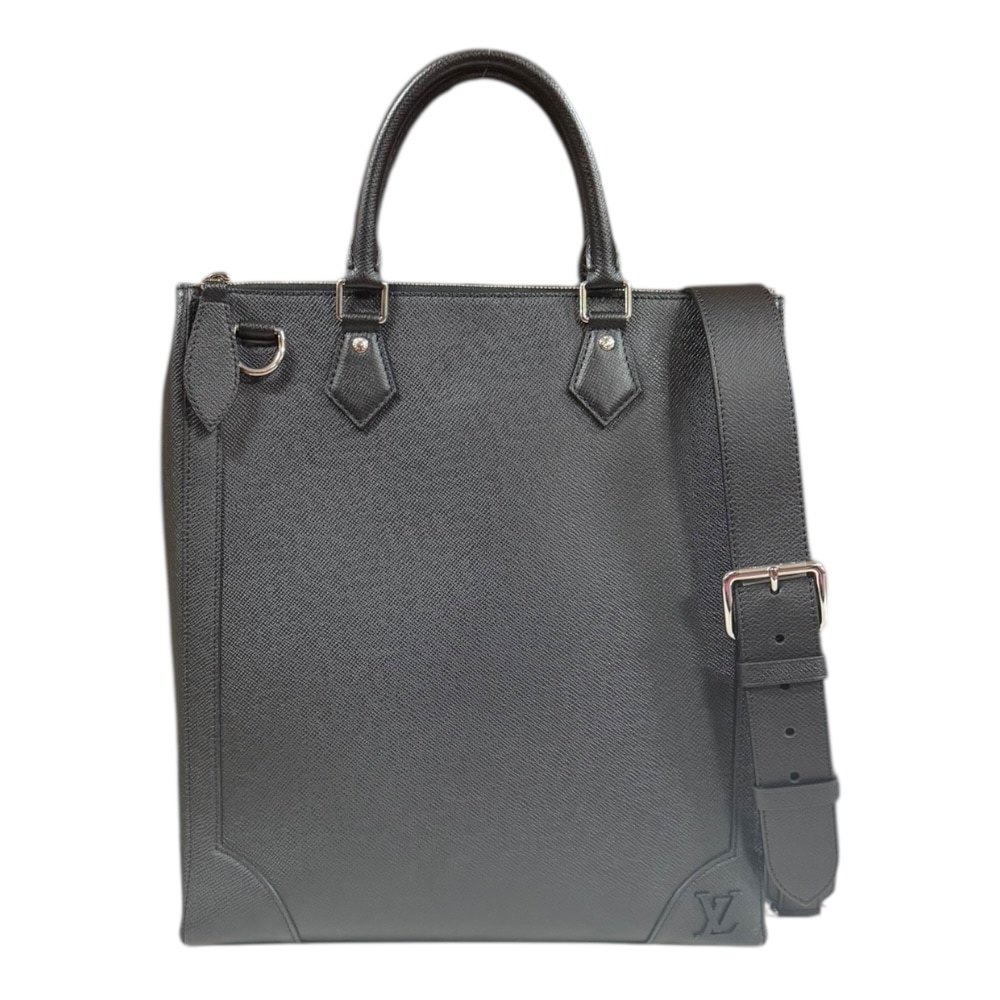 ルイヴィトン ヴァーティカルトート タイガ ショルダーバッグ タイガレザー M30811 ブラック LOUIS VUITTON 中古 美品