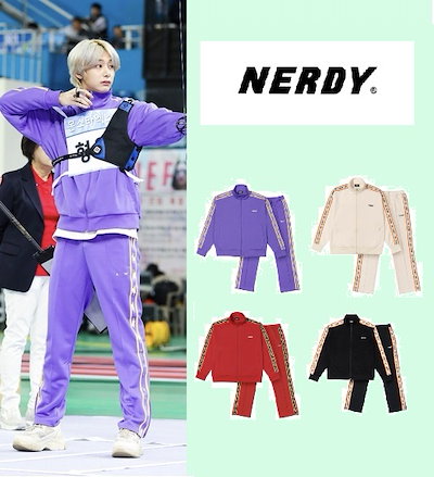 NERDY ノルディ トラックジャケット セットアップ ジャージ 韓国