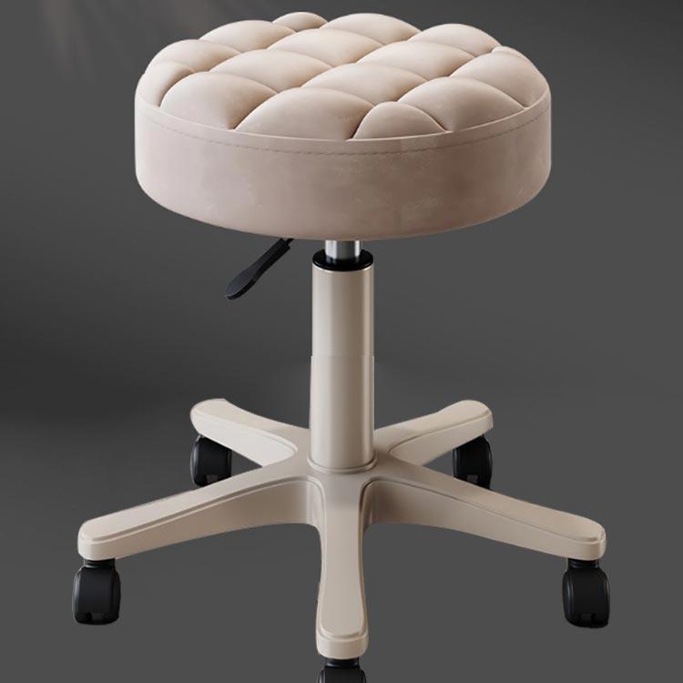 選べる全6色 スツール キャスター付き 丸椅子 高さ調節可能 360度回転可能 極厚 レザー調 昇降式 フットケアイス スツール 昇降椅子 作業スツー