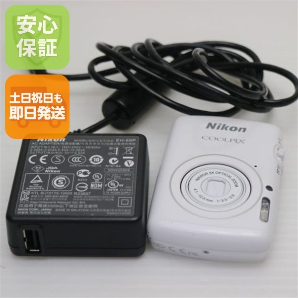 美品 COOLPIX S01 ホワイト デジカメ Nikon 157