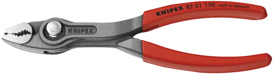 クニペックス KNIPEX ツイングリップ スリップジョイントプライヤー 開口幅調整可能 ネジ外し 摩耗したボルト ナットなどあらゆるものをしかっかり掴める プラスチックコーティングハンドル 150m