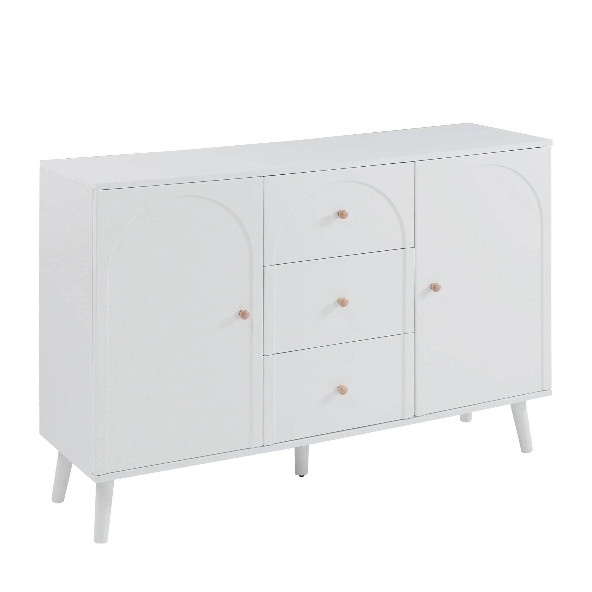 【国内発送】キャビネット サイドボード チェスト 収納棚 リビング収納 35cm×118cm コンパクトサイドボード 引き出し リビングボード 洋服 タンス 収納 箪笥 おしゃれ キャビネット リビン