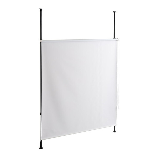 ホームテイスト SH-29-TTRS-180 つっぱりポール ロールスクリーン セット 幅180cm ブラック メーカー直送