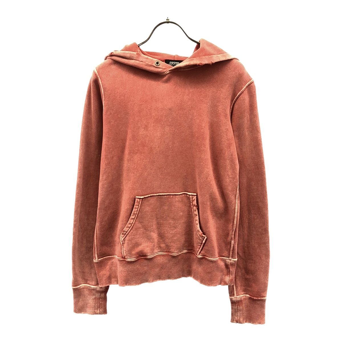OZONE ROCKS オゾンロックス 日本製 長袖 スウェットパーカー S ピンク プルオーバー メンズ 古着
