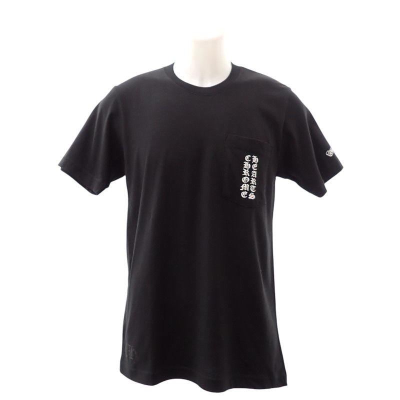 スクロールロゴＴシャツ S 半袖 東京限定 コットン ブラック 黒 メンズ トップス 人気【Aランク】