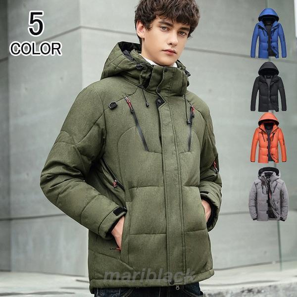 ダウンコート メンズ ダウンジャケット ジャケット 冬コート 中わた ボアジャケット アウトドア フード付きアウター ダウンコート 厚手 防寒着 保温 8,366円