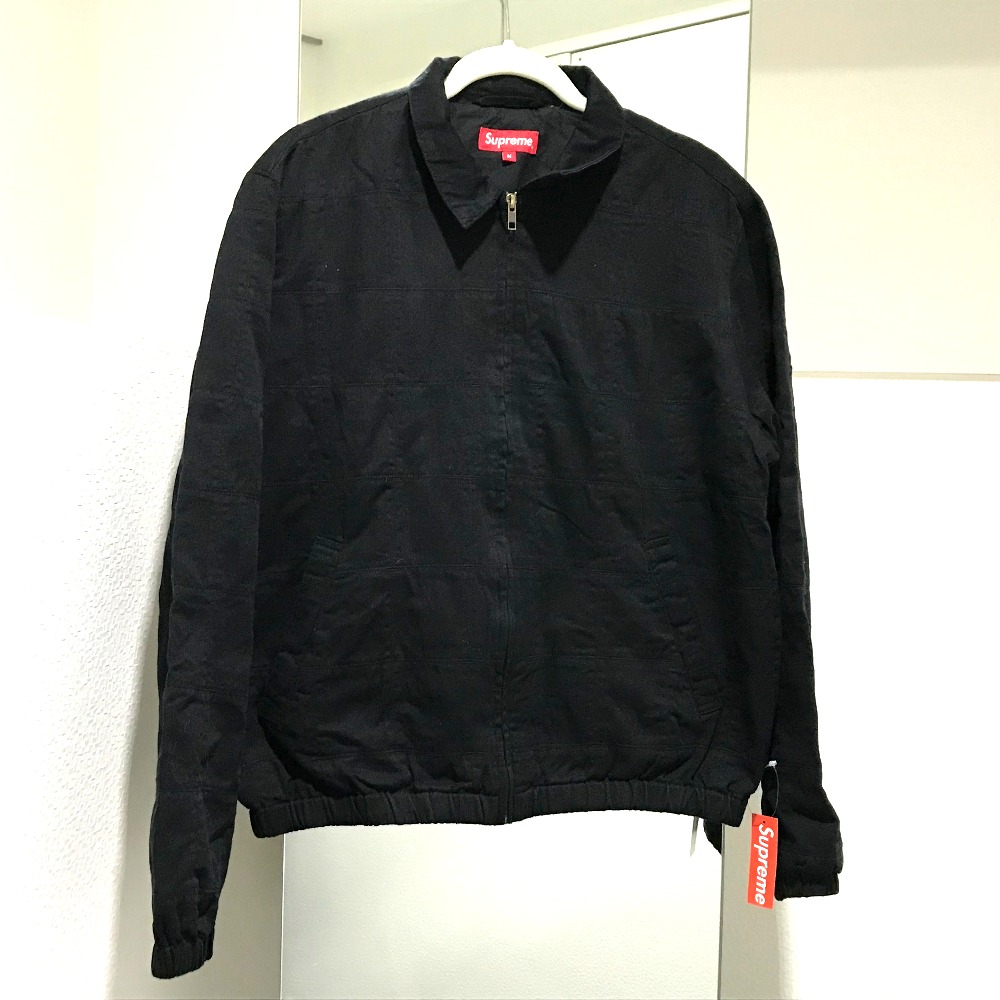 Supreme シュプリーム ジャケット ジャケット 19SS Patchwork Harrington Jacket パッチワークハリントン コットン ブラック
