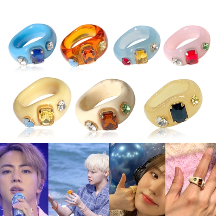 Pope ring DOWNY / WHISKY / DENIM BUBBLEGUM / BONNIE BLUE / IVORY / GINGER