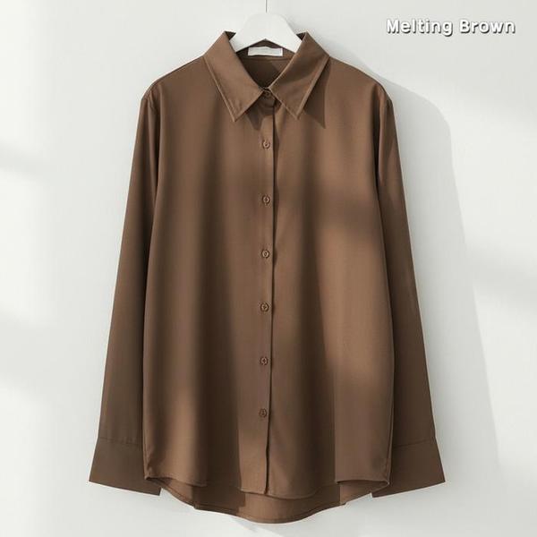 女性長袖ブラウス フォーマルシャツ 南 IT78