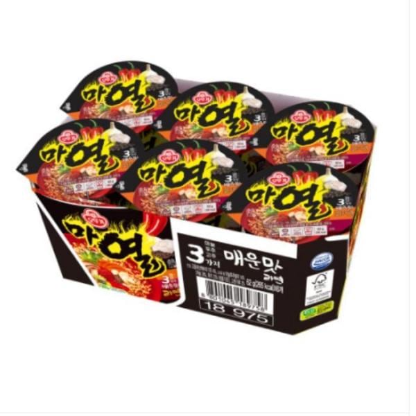 (NEW) オットゥギ マヨルラーメンカップ 62g 6個 x3個
