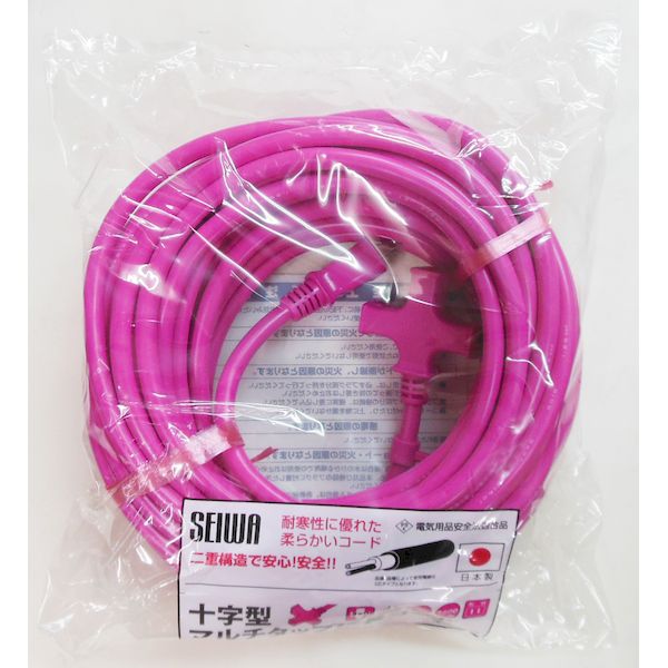 三共コーポレーション 4954458140077 正和 VCTM－20HI 延長コード20m ピンク #262953