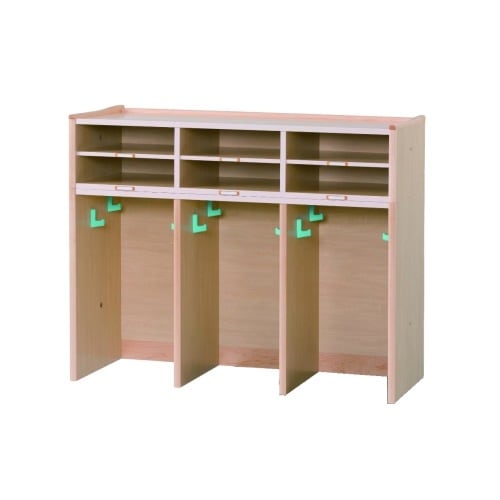 みっとめるへん社 / Vクリーン フック付ロッカー1連 (ワイド)