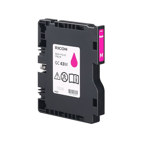 （まとめ） RICOH リコー 515948 SGカートリッジ GC43M マゼンタ（純正品） [x3セット]