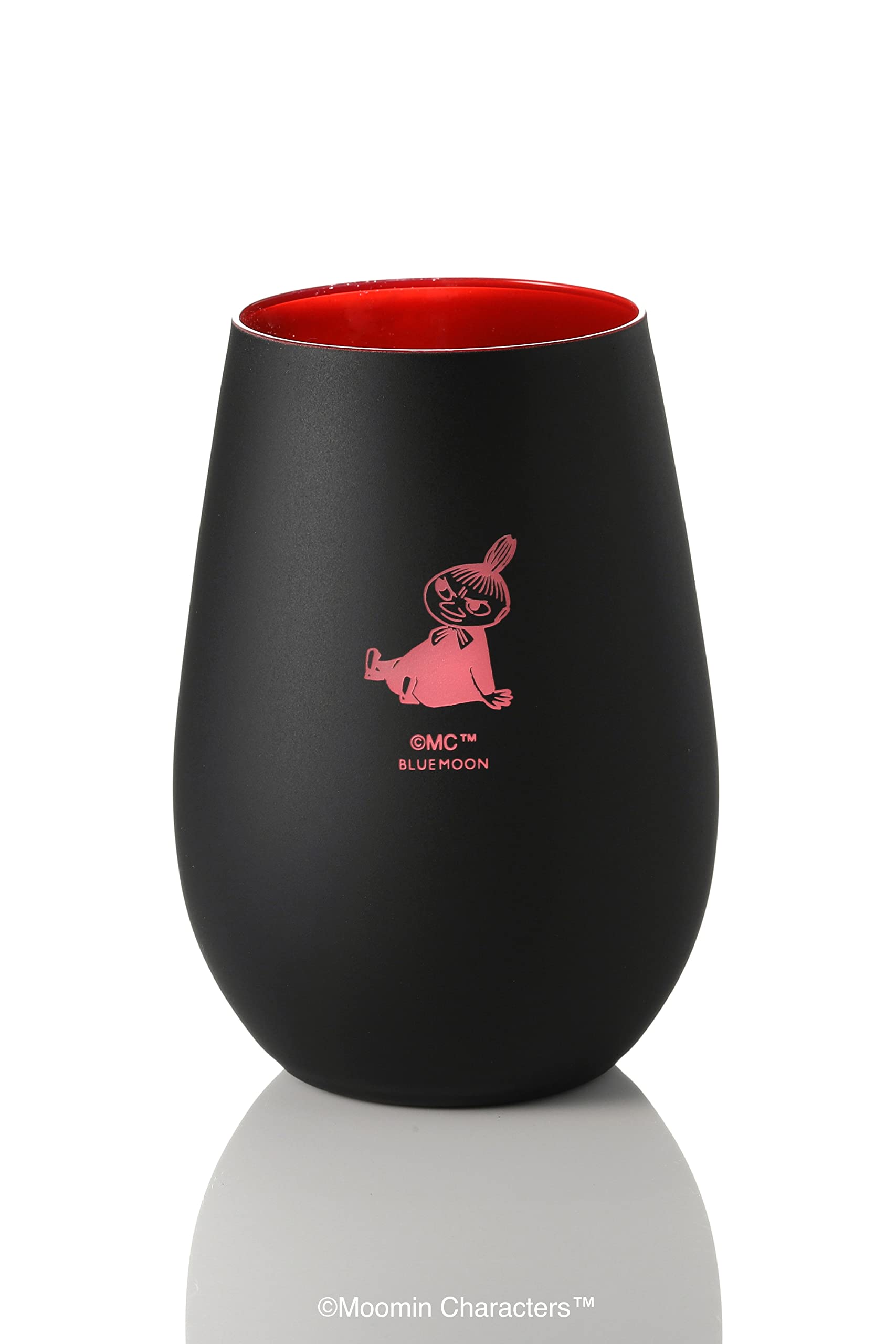 【 リトルミィ 不透明系 タンブラー「Black+Red」】大切な人への ギフト プレゼント用に！ 雑貨 グッズ ワイングラス タンブラー スナフキン リトルミィ 【 ブルームーン 】/ MOOM