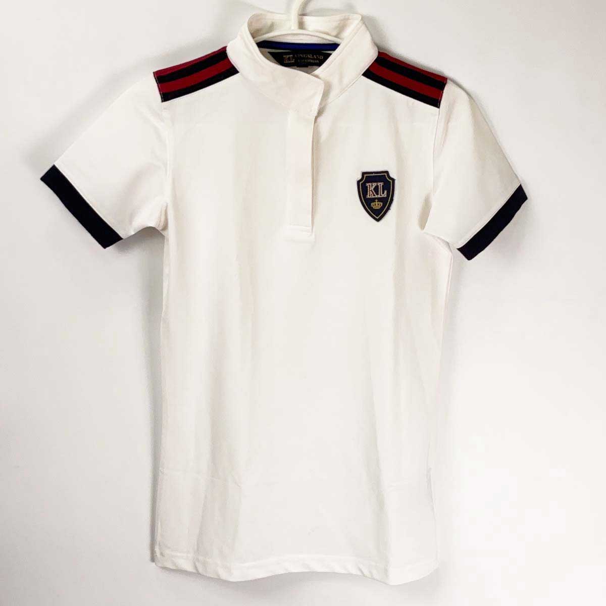 【中古】キングスランド KINGSLAND エクストライン Lovita 競技用 ライディング シャツ XS 121-SS-846 レディース 乗馬 馬術