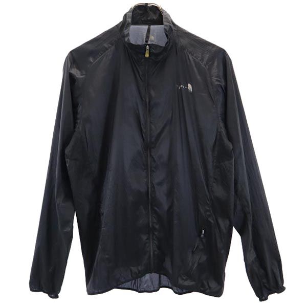 NP71352 アウトドア ナイロンジャケット M ブラック系 収納ポーチ付き メンズ
