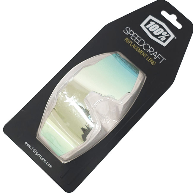 ワンハンドレッド 100% 交換用レンズ SPEEDCRAFT スピードクラフト用 マルチレイヤーミラーレンズ 本体は別売 69032-00013-Blue Topaz
