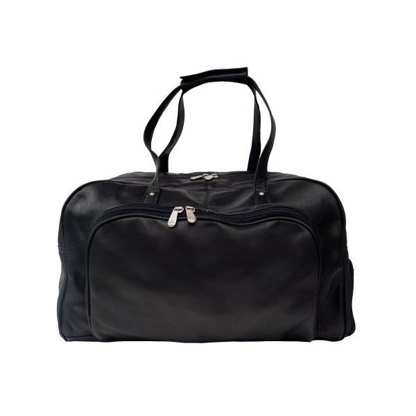 Piel Leather Deluxe Carry-On Duffel， Black， One Size 並行輸入品 32,760円