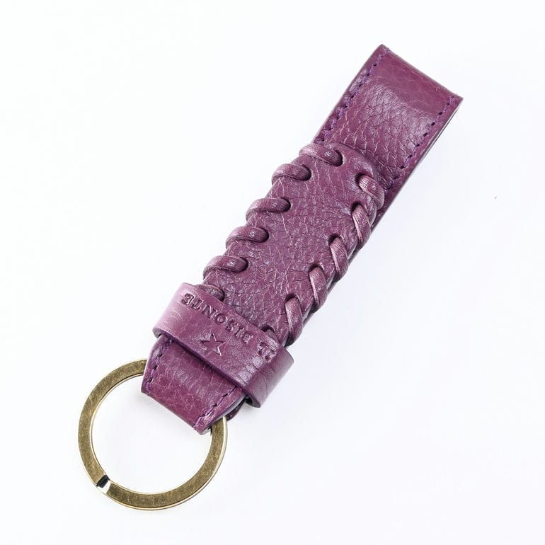 キーリング キーホルダー La Fiaba ラ フィアーバ メンズ レディース パープルSKH149PV0001PU173B レザー