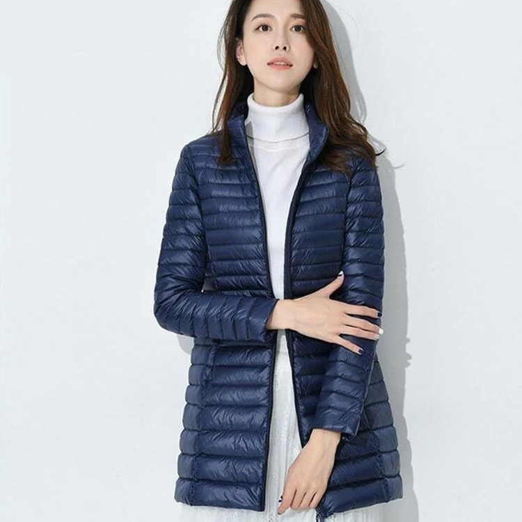 撥水ダウンコート軽量ロング丈コートダウンジャケットダウン羽織りアウターロングダウンコートレディースライトダウンコートコートレディース暖かい着痩せ秋冬ロングダウン防寒大きいサイズ軽量保温ロング丈