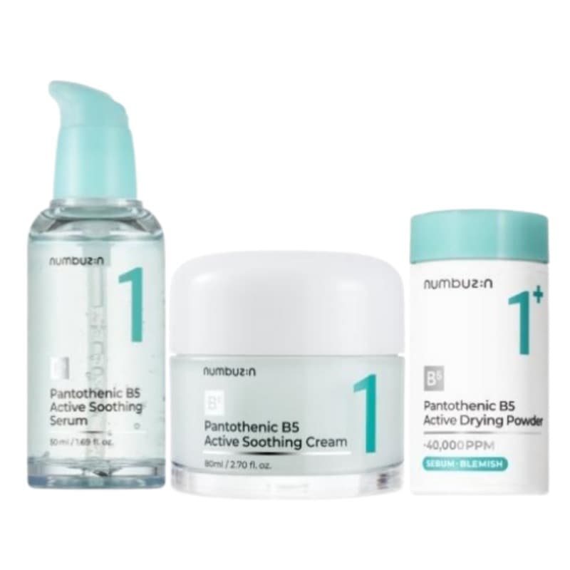 1番 パントテン酸水分鎮静セット(パウダー付き)アクティブアップスージングセラム/アクティブスージングクリーム