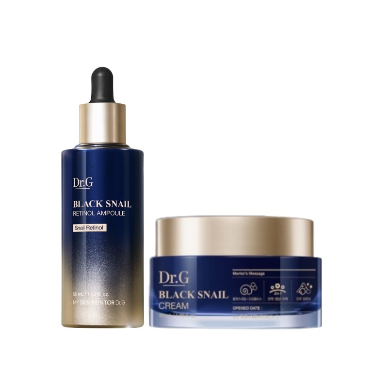 ブラック スネイル レチノール アンプル 50ml+クリーム 50ml