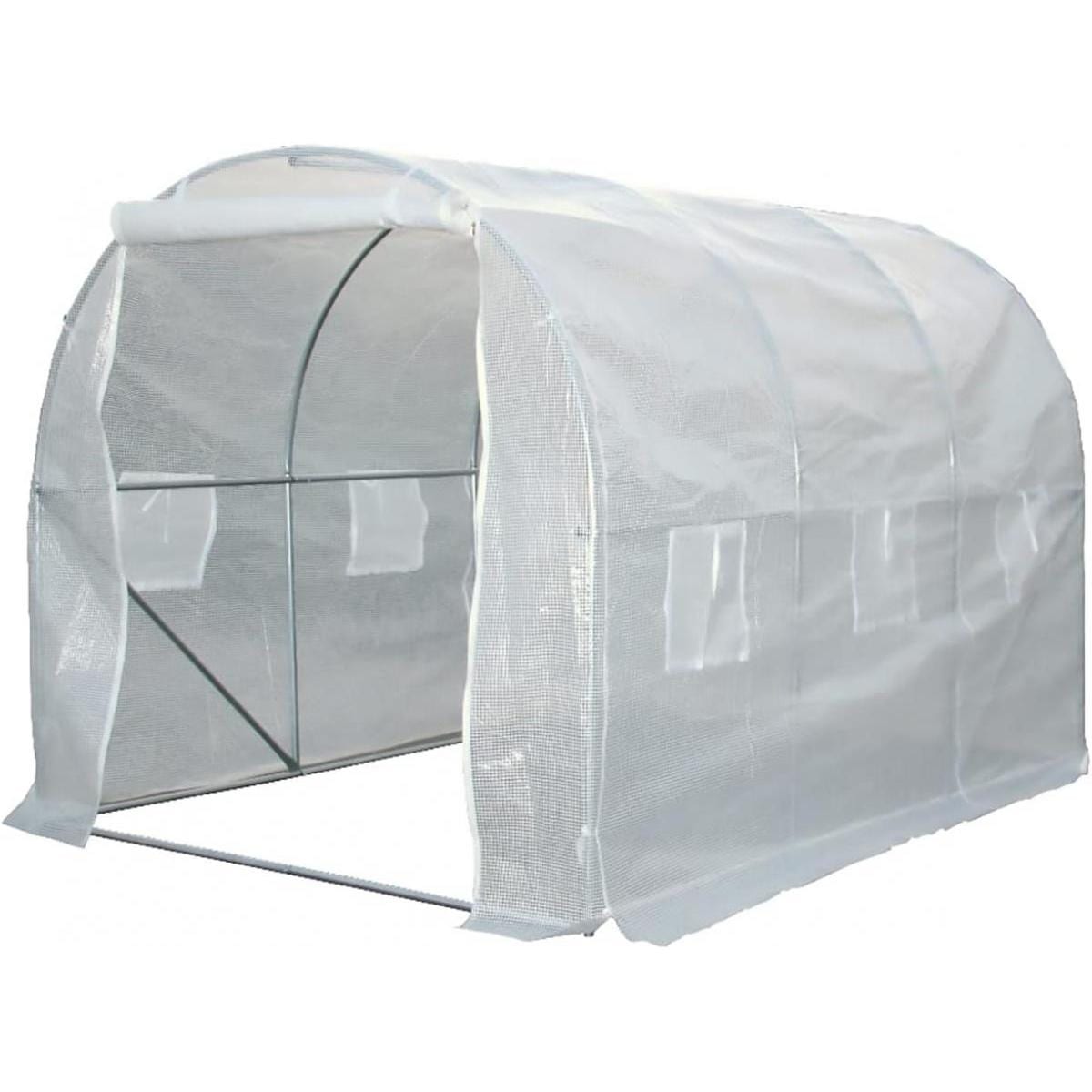 シンセイ 組み立て式 小型ハウス 約2坪 家庭用菜園 ハウス 園芸 農業 簡易ガレージ