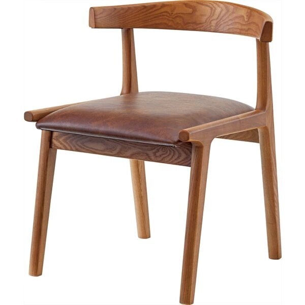 テーブルに肘をかけられる北欧ナチュラルなダイニングチェア 北欧 ナチュラル チェア ダイニング キッチン ダイニングキッチン