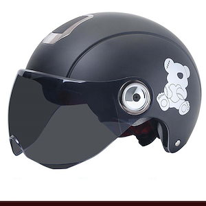 ヘルメット バイク用品 バイクヘルメット フロントガラス２色選択可能 安全帽子 四季兼用ヘルメット男女兼用ハーフヘルメット