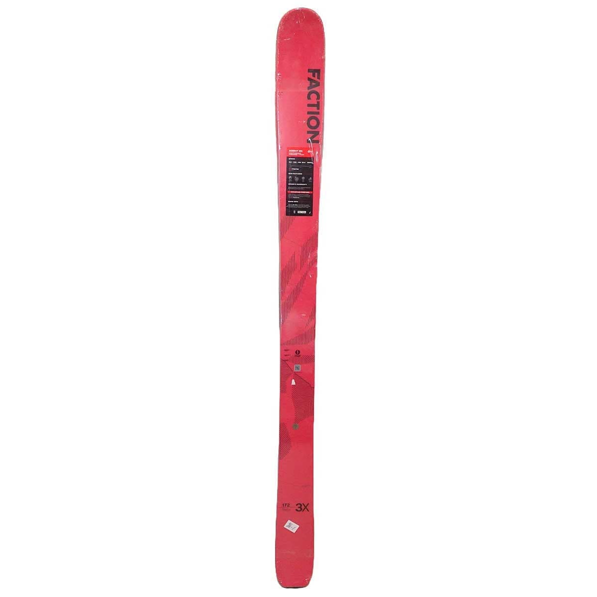 【中古・未使用品】FACTION SKI 2025モデル AGENT 3X エージェント3 エックス スキー板 24-25 ファクション Lightweight Freeride + Tour バック