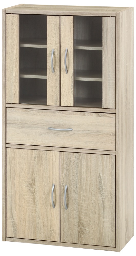 不二貿易 70691 ミドルキッチンキャビネット（ホワイトオーク） 70691フジボウエキ