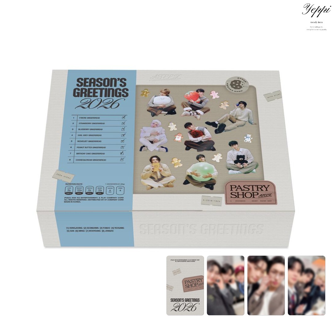 【 当日出発 】 ATEEZ 2026 SEASONS GREETINGS [ 初回限定特典ユニット フォトカード3種のうちランダム1種贈呈 ] ateez シーグリ 公式グッズ