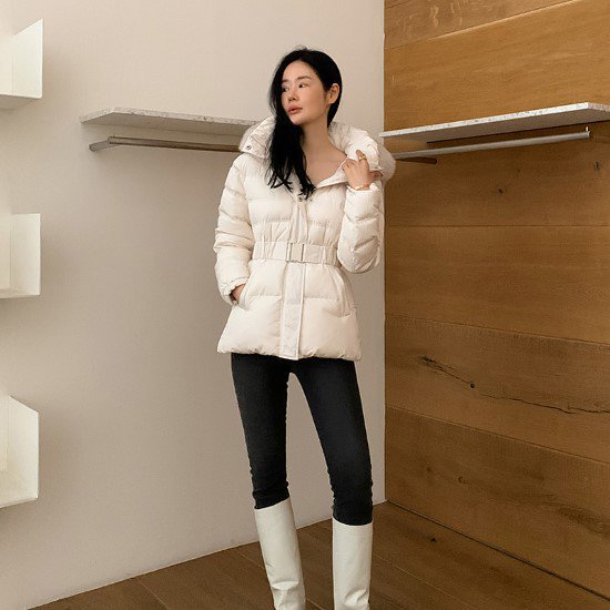 ダウンジャケット レディース ダウンコート ジャケット アウター 羽織 中綿 冬 防寒 防風 フード付き 暖かい 長袖 カジュアル スリムフィット フロントジッパー ファー シンプル 無地 カジュアル