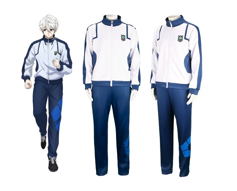ブルロク 隊服 運動服 ジャージ ブルーロック コスプレ衣装 潔世一 蜂楽廻 千切豹馬 御影玲王 凪誠士郎 日常着 上着+ズボンP898