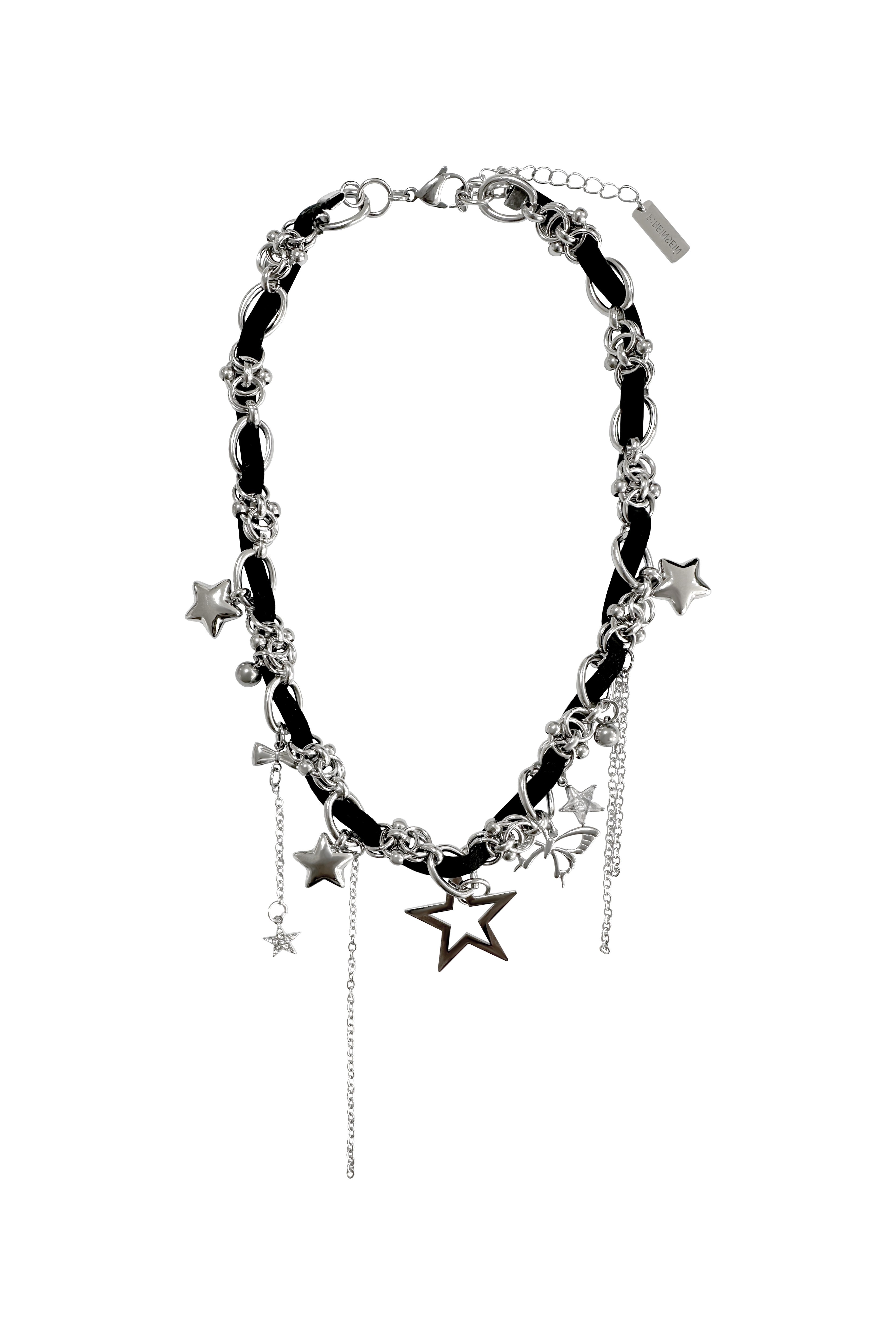 블랙 실버 드롭 별별별