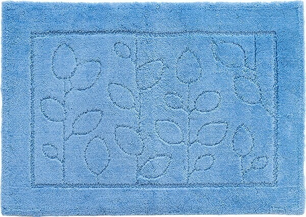 乾度良好ファイン 60×85cm バスマット ブルー 抗菌 防臭 滑り止め 洗濯 洗える 吸水 速乾 お風呂マット 足ふきマット