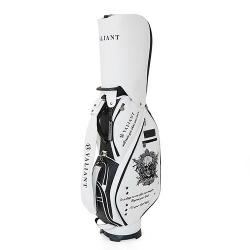 レゴリス　ゴルフ用品 バリアント キャディバッグ 9.5型 VAC-010CB VALIANT WHITE×BLACK　VAS-010CB