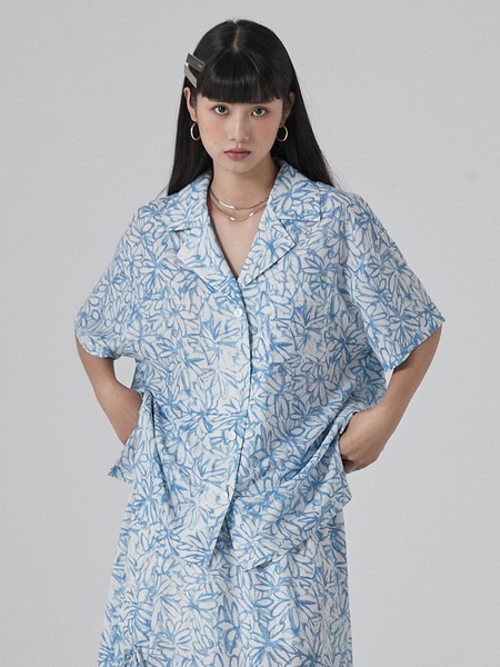Dantajia Huahai レトロ半袖シャツ