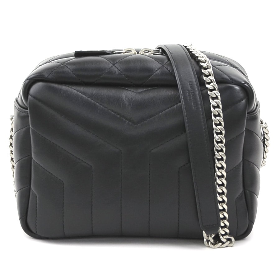 サンローラン SAINT LAURENT ショルダーバッグ ルル レザー ブラック レディース 574102 99971g