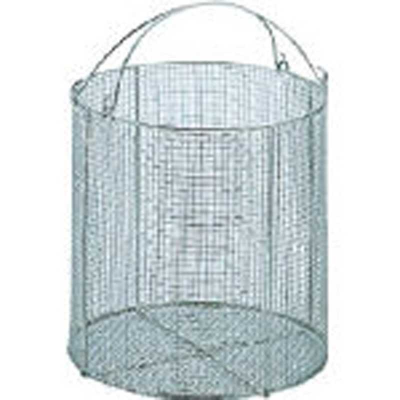 三和　ステンレス丸型洗浄カゴ 特中　SM25