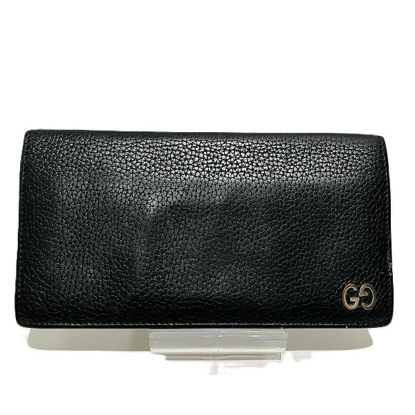 グッチ 547080 レザー 札入れ 長財布 2つ折り財布 メンズ 【中古】