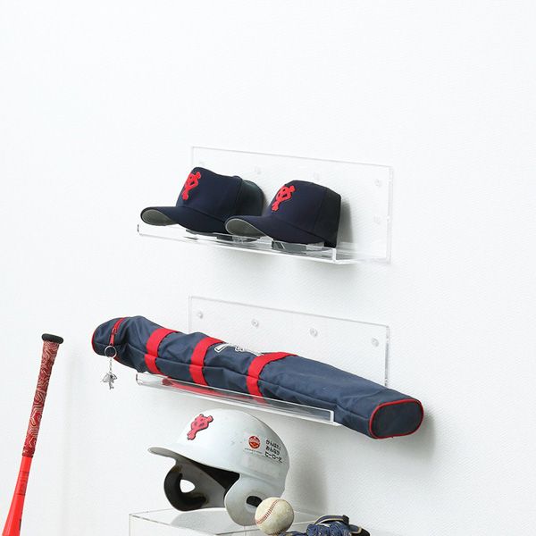 アクリリックウォールシェルフ 約幅60cm深型2個組 完成品