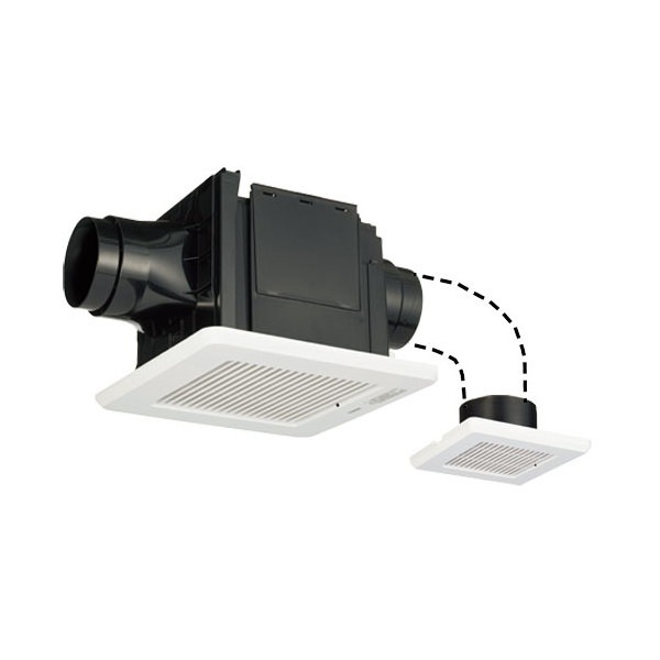 DVP-T14CLDK ツインエアロファン [ダクト用換気扇 スタンダード格子タイプ 2部屋用]