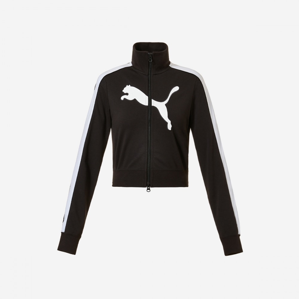Puma Archives T7 スリムクロップトラックジャケット PKI63212301-PUMA ブラック-プーマホワイト