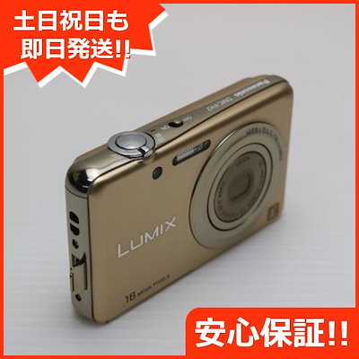 超美品 DMC-FH7 シャインゴールド Panasonic LUMIX デジカメ 267