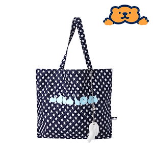NCT WISH SHALOM コラボ商品 WICHU トートバック（ネイビー） Qoo10] シャローム 【Shalom x NCT Wish】W