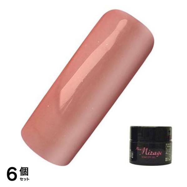 Miss Mirage(ミスミラージュ) ソークオフジェル シアー ミセスコーラル S16S 2.5g 6個セット