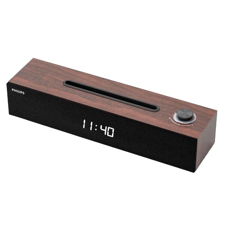 木製スピーカーコンピュータオーディオデスクトップUSBノートブックデスクトップBluetoothマルチメディアホームベースゲーム携帯電話ホルダーハイエンドバージョンデジタル時計画面